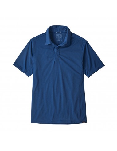 Patagonia Mens Capilene Cool Trail Polo Superior Blue Offbody Front