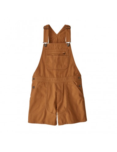 Patagonia Womens Stand Up Overalls Umber Brown Offbody Front