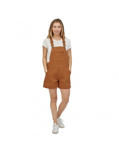 Patagonia Womens Stand Up Overalls Umber Brown Onbody Front