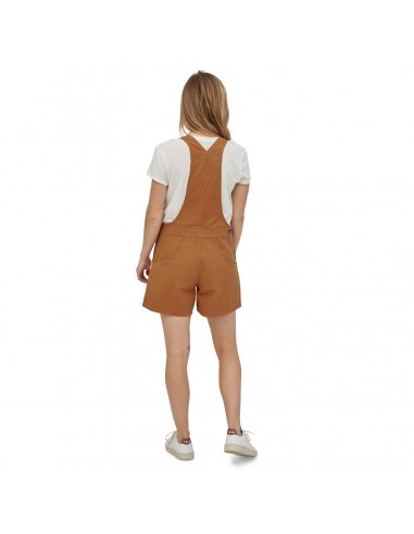 Patagonia Womens Stand Up Overalls Umber Brown Onbody Back