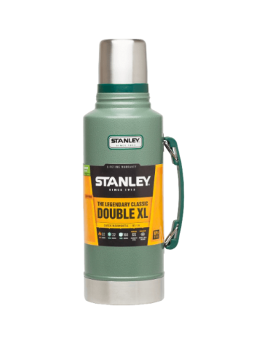 Stanley Classic Vacuum Insulated Bottle 1,9L Green Packed Front