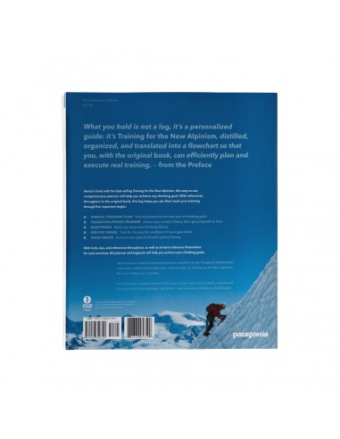 Patagonia The New Alpinism Training Log Kniha Špirálová Väzba Obal Zozadu