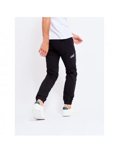 Looking for Wild Mens Technical Pants Fitz Roy Pirate Black Onbody Back