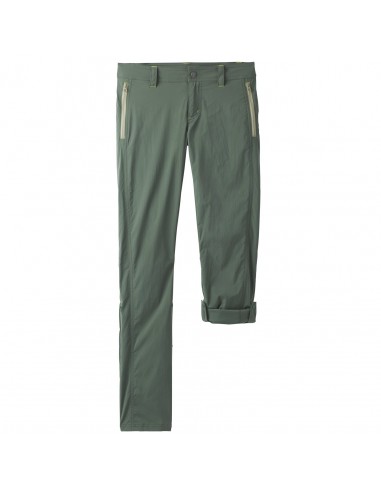 prAna Womens Aria Pant Forest Green Offbody Front