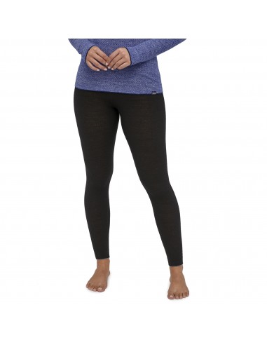 Patagonia Womens Baselayer Capilene Air Bottoms Black Onbody Front