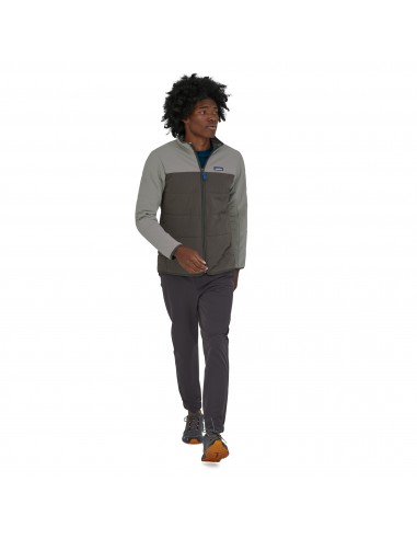 Patagonia Mens Pack In Jacket Forge Grey Onbody Front 2