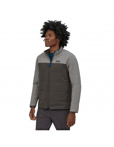 Patagonia Mens Pack In Jacket Forge Grey Onbody Front