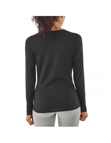 Patagonia Womens Capilene Thermal Weight Crew Black Onbody Front