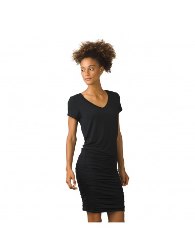 prAna Womens Foundation Dress Black Onbody Front