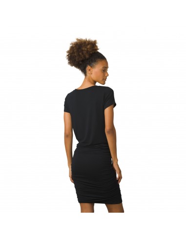 prAna Womens Foundation Dress Black Onbody Back