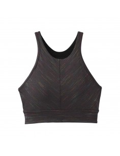 Prana, Intimates & Sleepwear, Prana Layna Black Grey Camo Print Criss  Cross Strappy Sports Bra