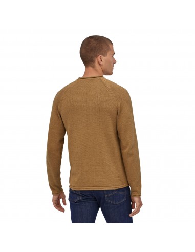 Patagonia Mens Ponderosa Pine Roll-Neck Sweater Nest Brown Onbody Back