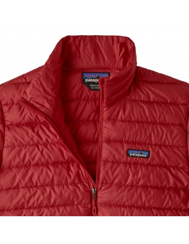Patagonia Mens Down Sweater Jacket Fire With Fire Offbody Front Detail