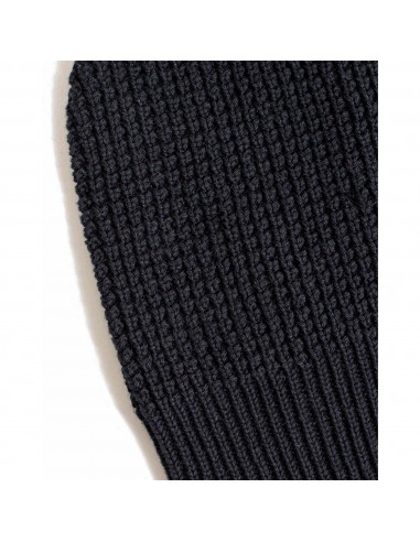 United By Blue Waffle Knit Slouch Beanie Black Detail 1