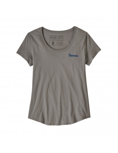 Patagonia Womens Sunset Sets Organic Scoop T-Shirt Feather Grey Offbody Front