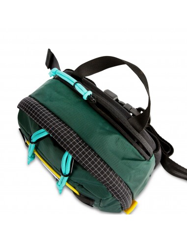 Topo Designs Subalpine Hip Pack Forest Black Ripstop Top