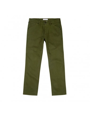 Topo Designs Mens 5 Pocket Pants Twill Olive Offbody Front