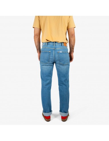 Topo Designs Mens 5 Pocket Pants Denim Washed Onbody Back