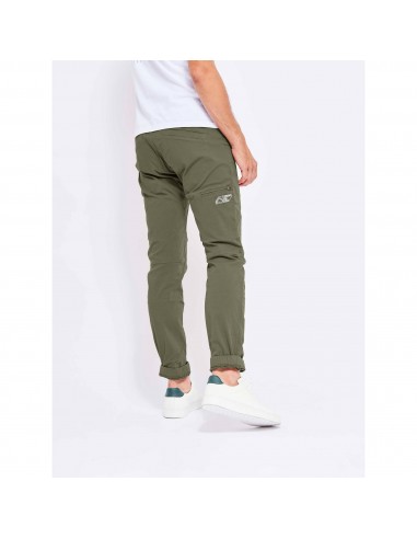 Looking for Wild Mens Technical Pants Fitz Winter Moss Onbody Back