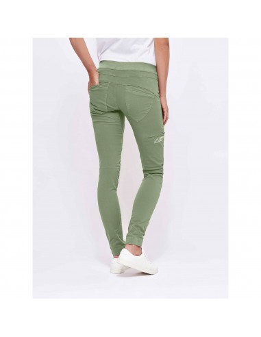 Looking for Wild Womens Technical Pants Laila Peak Swamp Onbody Back