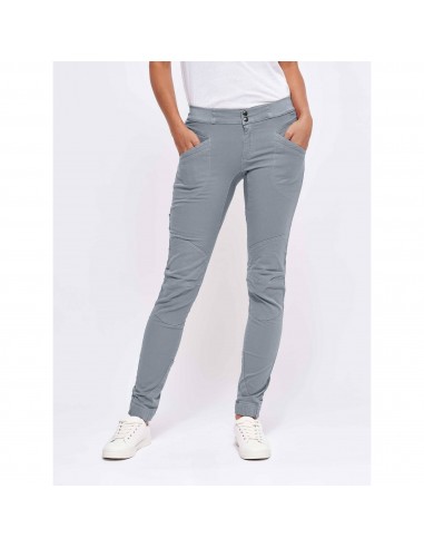 Looking for Wild Womens Technical Pants Laila Peak Pearl Blue Onbody Front