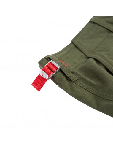 Topo Desings Mens Cargo Pants Olive Offbody Drawcord Detail