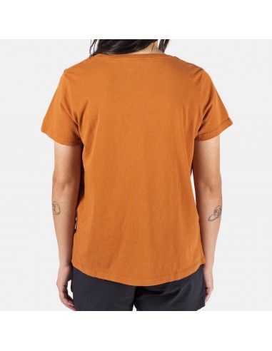 Topo Designs Womens Gear Tee Clay Onbody Back