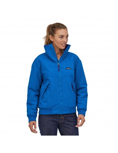 Patagonia Womens Shelled Synchilla Jacket Alpine Blue Onbody Front