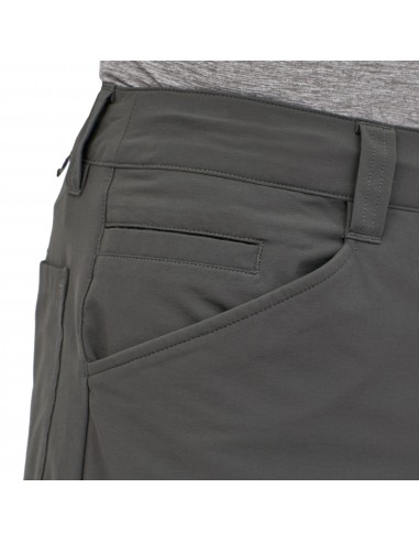 Patagonia Mens Quandary Shorts 10 in Forge Grey Onbody Detail Pocket