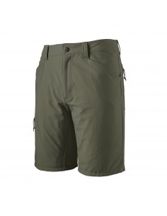 Patagonia Mens Quandary Shorts 10 in Industrial Green Offbody Front