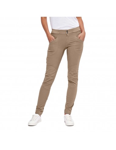 Looking for Wild Womens Technical Pants Laila Peak Mastic Onbody Front