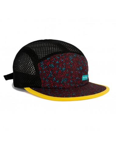 Topo Designs Sport Hat Black Red Offbody Side
