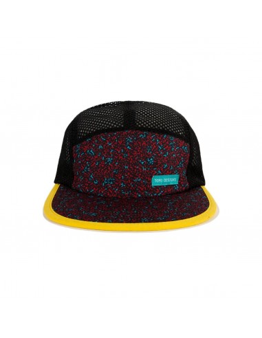 Topo Designs Sport Hat Black Red Offbody Front