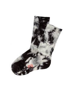 Topo Designs Town Socks Black White Tie Dye