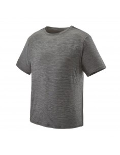 Patagonia Mens Airchaser Shirt Forge Grey Feather Grey X-Dye Offbody Front