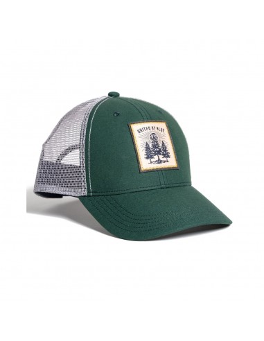 United By Blue Trucker Hat Evergreen Forest Front