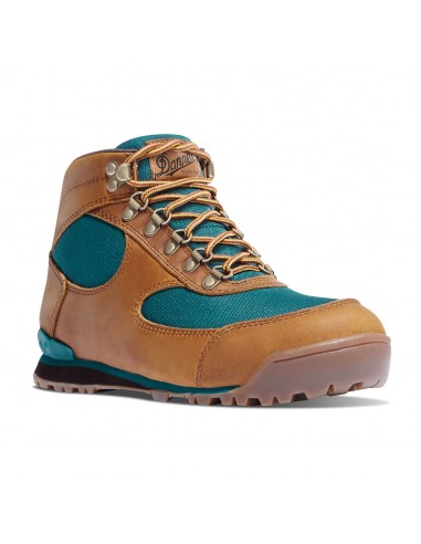 Danner Womans Jag 4.5 Distressed Brown Deep Teal Offbody Hiking Boots Front