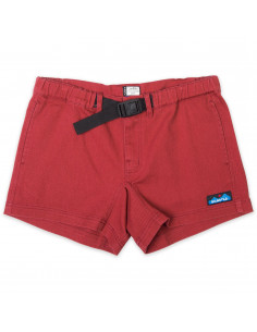 Kavu Womens Shorts Patcho Red Rust Offbody Front