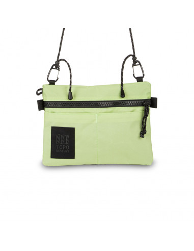 Topo Designs Carabiner Shoulder Accessory Bag Light Green Front