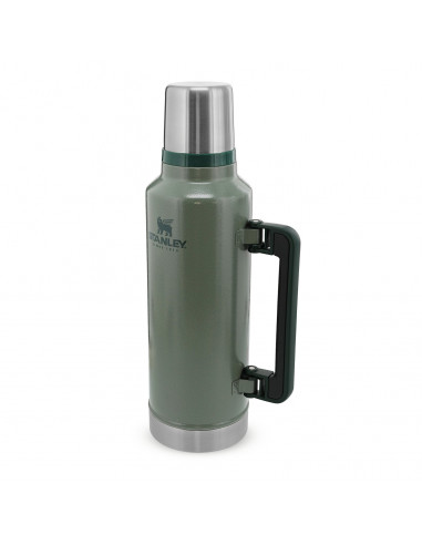 Stanley Classic Legendary Insulated Vacuum Bottle 1,9L Hammertone Green Front