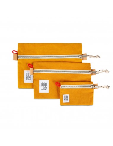 Topo Designs Accessory Bag Canvas Mustard Line