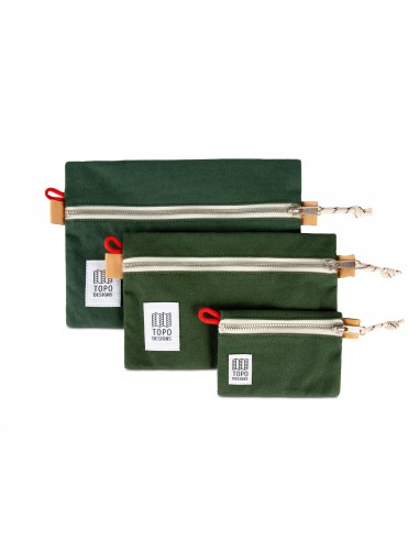 Topo Designs Accessory Bag Canvas Forest Line