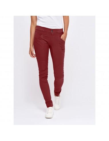 Looking for Wild Womens Technical Pants Laila Peak Red Earth Onbody Front 2