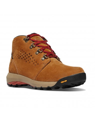 Danner Womens Hiking Shoes Inquire Chukka 4" Brown/Red Front