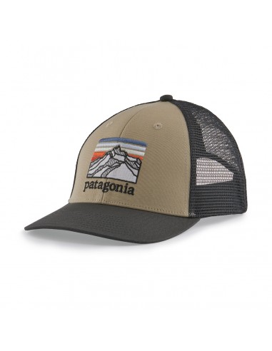 Patagonia Line Logo Ridge LoPro Trucker Hat El Cap Khaki Offbody Front