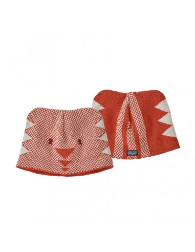 Patagonia Baby Animal Friends Beanie Bear Sandhill Rust Front & Back
