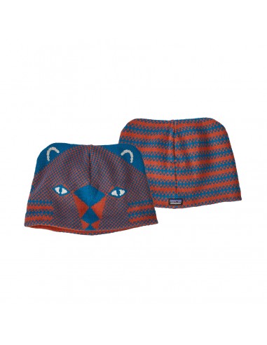 Patagonia Baby Animal Friends Beanie Cub Crater Blue Front & Back