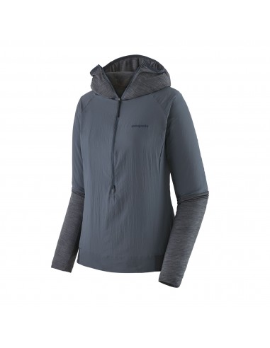 Patagonia Women's Airshed Pro Pullover Plume Grey Offbody Front