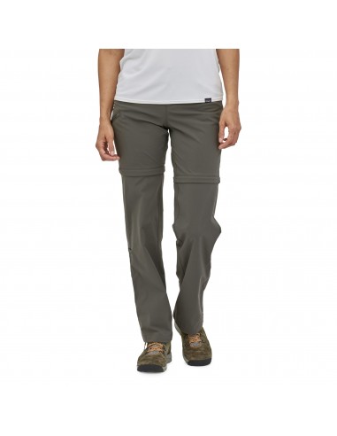 Patagonia Women's Quandary Convertible Pants Forge Grey Onbody Front