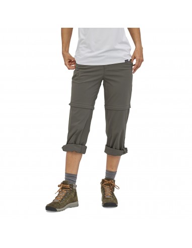 Patagonia Women's Quandary Pants Convertible Forge Grey Onbody Front 7/8